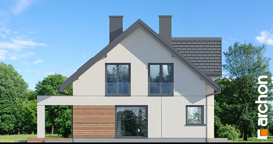 Проект дома Дом в коммифорах 2 - 4 С мансардным этажом дома в Киеве