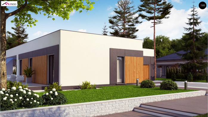 Проект дома Ux185 - 1 Одноэтажные дома в Киеве