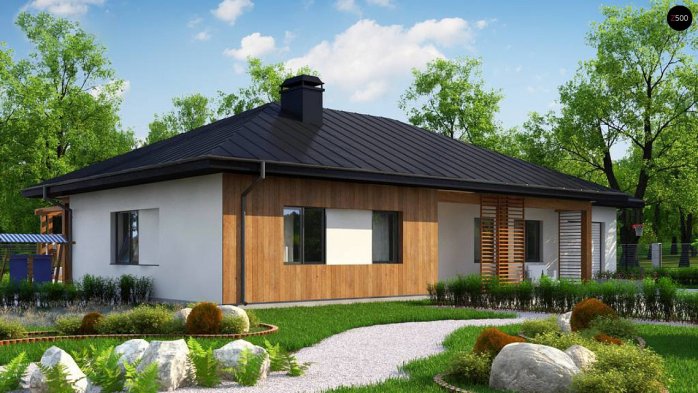 Проект дома U176 GP - 6 Одноэтажные дома в Киеве