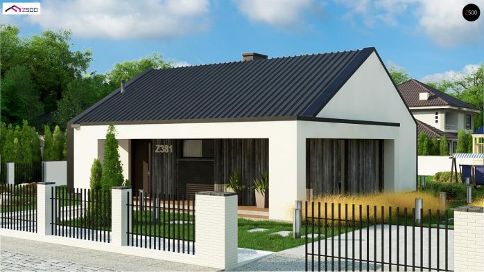 Проект дома U381 - 1 Одноэтажные дома в Киеве