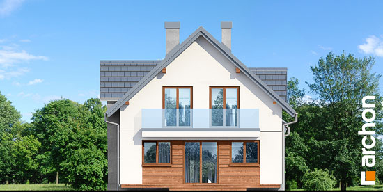 Проект дома Дом в фуксиях вер.2 - 6 С мансардным этажом дома в Киеве