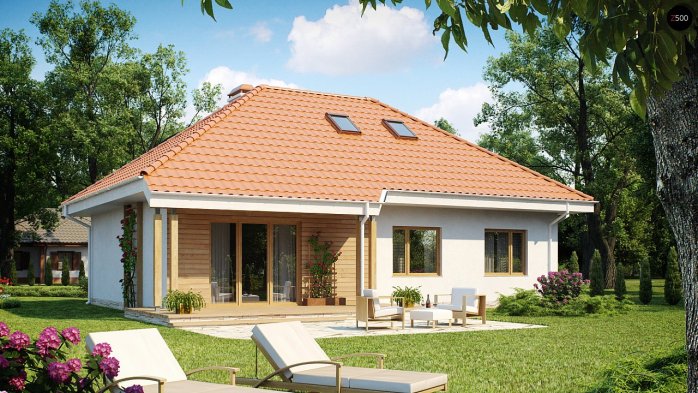 Проект дома U169 - 1 С мансардным этажом дома в Киеве