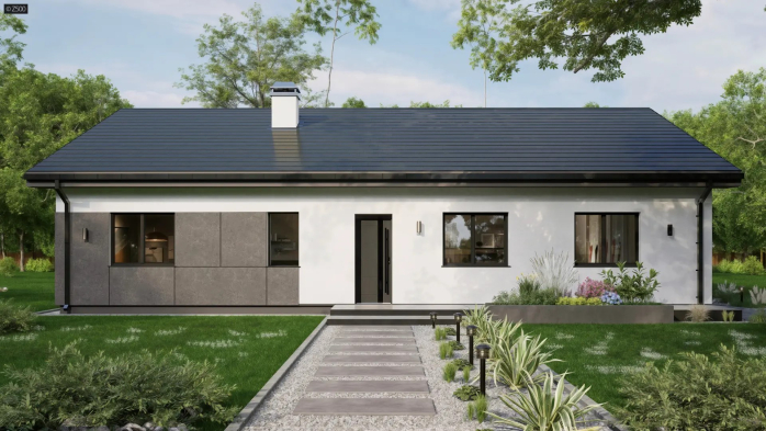 Проект дома U349 B - 3 Одноэтажные дома в Киеве