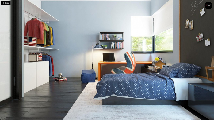 Проект дома Ux63 B+PK - 16 Двухэтажные дома в Киеве