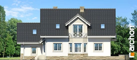 Проект дома Дом в кокосах 2 вер.2 - 4 С мансардным этажом дома в Киеве