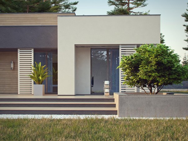 Проект дома Ux65 S - 8 Одноэтажные дома в Киеве