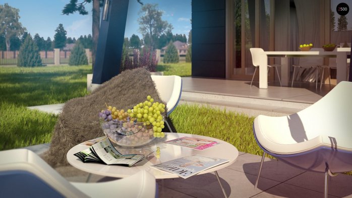 Проект дома U256 - 6 Одноэтажные дома в Киеве