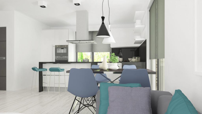 Проект дома Ux554 el - 4 Двухэтажные дома в Киеве