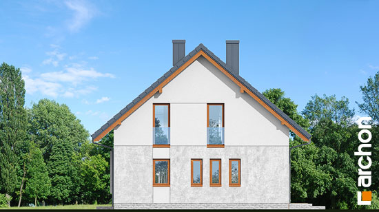 Проект дома Дом в изопируме 2 - 4 С мансардным этажом дома в Киеве