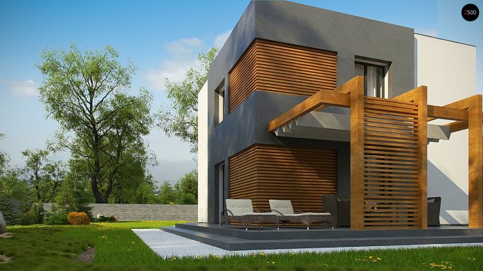 Проект дома Ux73 - 9 Двухэтажные дома в Киеве