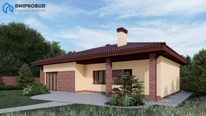 Проєкт будинку Db 10 - Одноповерхові дома у Києві