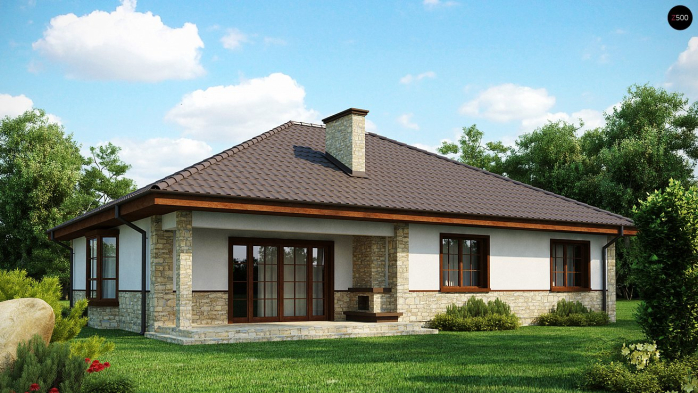 Проект дома U10 S - 1 Одноэтажные дома в Киеве