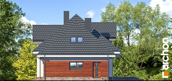 Проект дома Дом в сливах 2 (Г) - 5 С мансардным этажом дома в Киеве