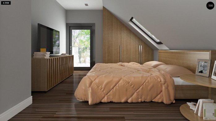 Проект дома U99 - 16 С мансардным этажом дома в Киеве