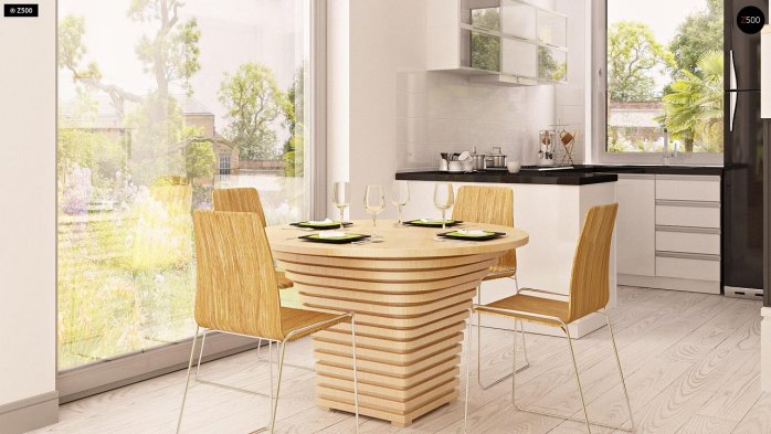 Проект дома U216 - 3 С мансардным этажом дома в Киеве