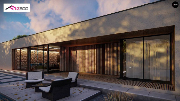 Проект дома Ux166 - 7 Одноэтажные дома в Киеве