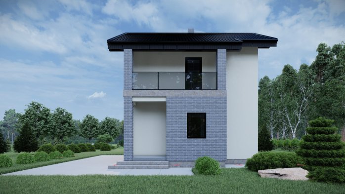 Проект дома DBT 490 - 3 Двухэтажные дома в Киеве