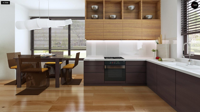 Проект дома U101 - 7 С мансардным этажом дома в Киеве