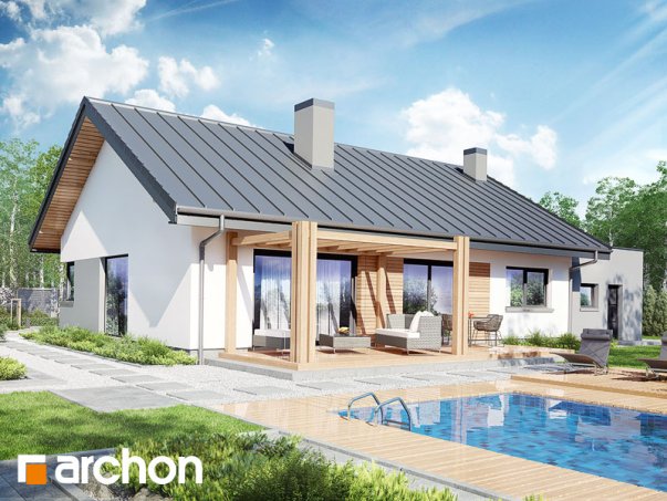 Проект дома Дом под красной рябиной 8 (ГН) - 2 Одноэтажные дома в Киеве