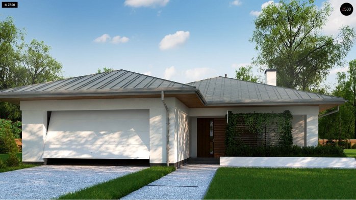 Проект дома U367 - 2 Одноэтажные дома в Киеве