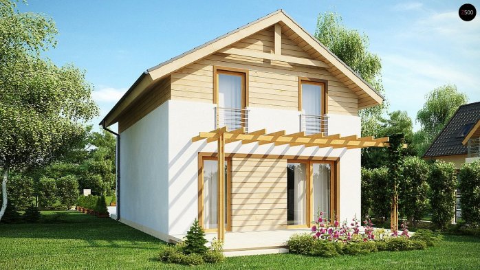 Проект дома U38 V1 - 2 С мансардным этажом дома в Киеве