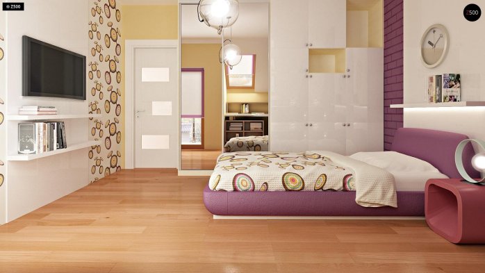 Проект дома Ub4 - 12 С мансардным этажом дома в Киеве