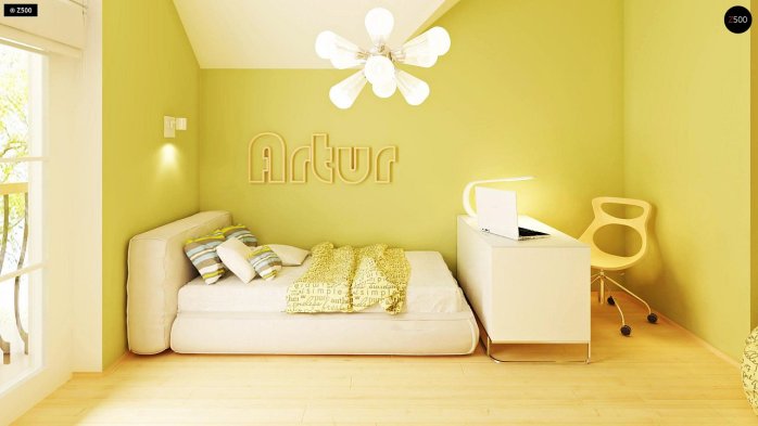 Проект дома U18 k - 15 С мансардным этажом дома в Киеве