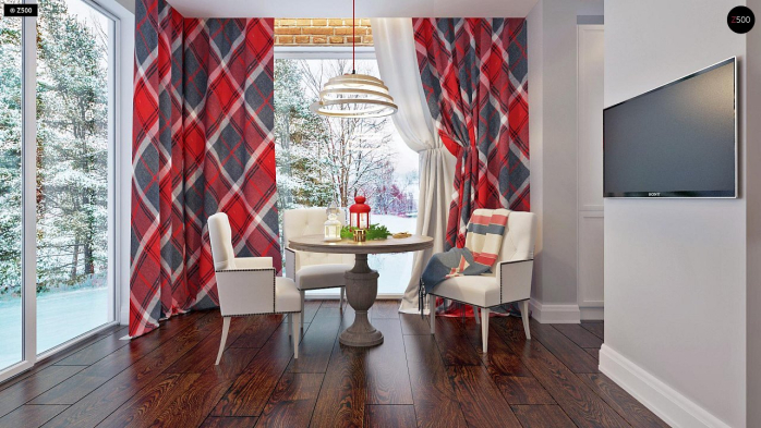 Проект дома U177 - 7 С мансардным этажом дома в Киеве