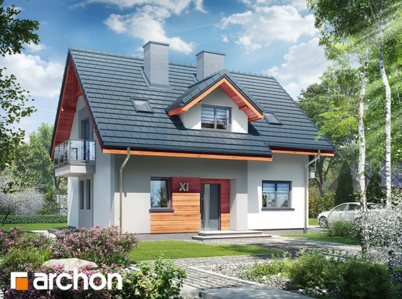 Проект дома Дом в хлорофитуме 5 (П)