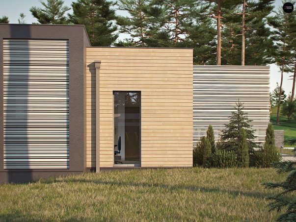 Проект дома Ux65 + - 5 Одноэтажные дома в Киеве