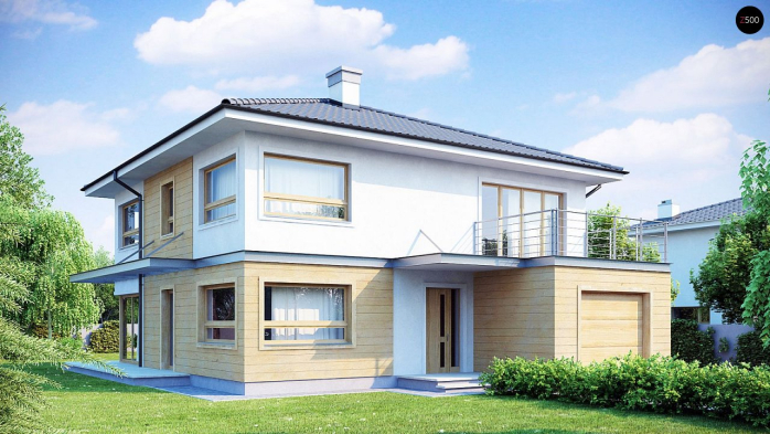 Проєкт будинку Ux7 s - Двоповерхові дома у Києві