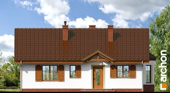 Проект дома Дом в ежевике 2 вер.2 - 3 Одноэтажные дома в Киеве