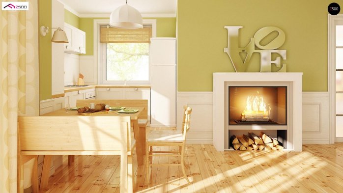 Проєкт будинку U71 GL - З мансардним поверхом дома у Києві