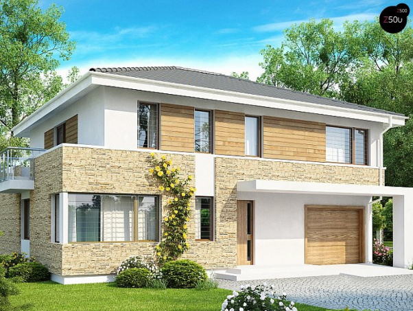 Проект дома Ux29 S - 1 Двухэтажные дома в Киеве