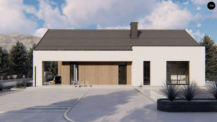 Проект дома U465 - 3 Одноэтажные дома в Киеве