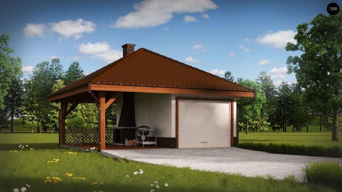 Проект дома Ug14 - 1 Одноэтажные дома в Киеве