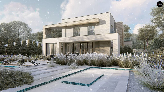 Проект дома Ux31 - 4 Двухэтажные дома в Киеве