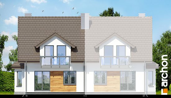 Проект дома Дом в дельфиниуме 2 вер.2 - 6 С мансардным этажом дома в Киеве