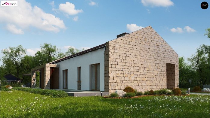 Проект дома U314 BG - 3 Одноэтажные дома в Киеве