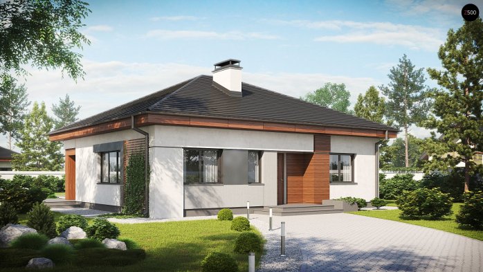 Проект дома U273 - 1 Одноэтажные дома в Киеве