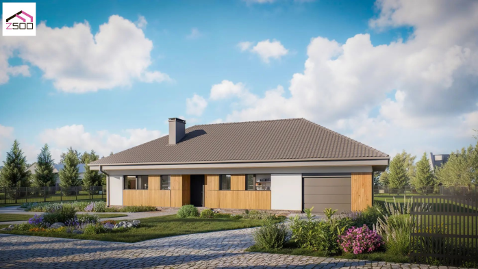 Проект дома U368 D GP +30 - 1 Одноэтажные дома в Киеве