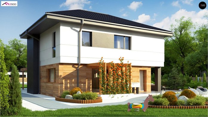 Проект дома U319 - 3 Двухэтажные дома в Киеве