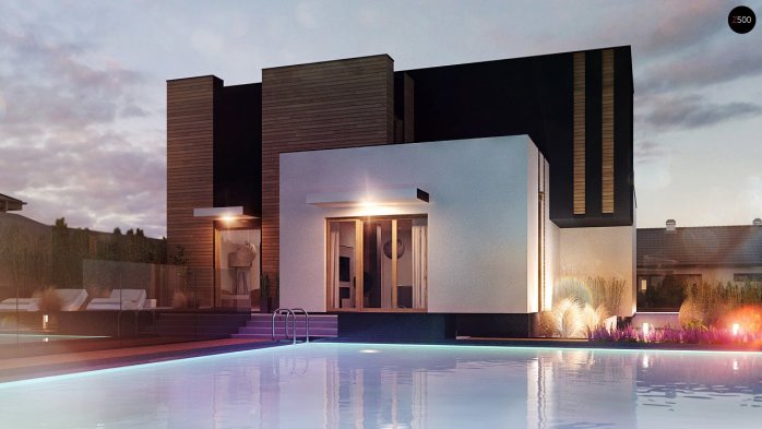 Проект дома Ux120 - 4 Двухэтажные дома в Киеве