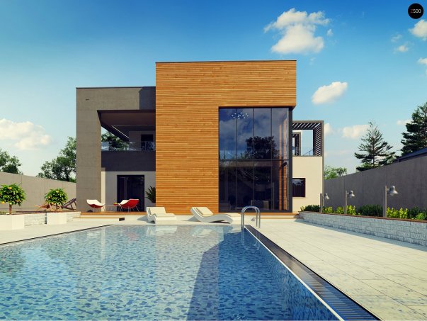 Проект дома Ux108 - 14 Двухэтажные дома в Киеве