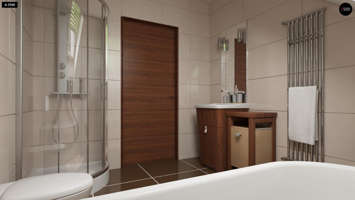 Проект дома U269 - 19 С мансардным этажом дома в Киеве