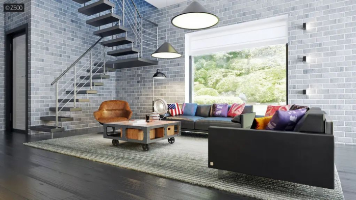 Проект дома Ux63 v2 - 12 Двухэтажные дома в Киеве