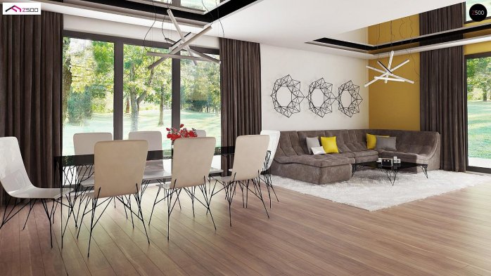 Проект дома Ux139 - 7 Двухэтажные дома в Киеве