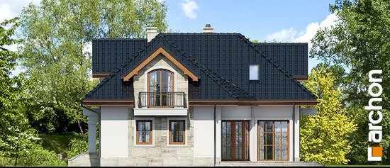 Проект дома Дом в алоэ 2 вер.2 - 5 С мансардным этажом дома в Киеве