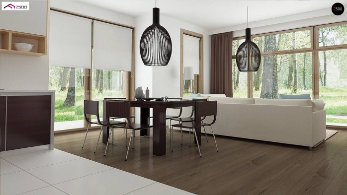 Проект дома U113 - 3 С мансардным этажом дома в Киеве