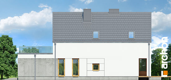 Проект дома Дом под лукумой - 4 С мансардным этажом дома в Киеве